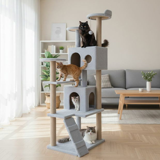 Škrabadlo pro kočky Sina (vícebarevné)