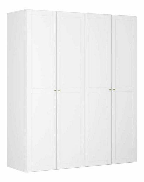 Šatní skříň BRW Flex 120 (bílá + šedá)