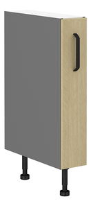 Dolní kuchyňská skříňka Scarmi 15 D CARGO BB (Antracit)
