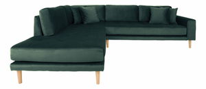 Rohová sedací souprava (L) Lvaveriaora L (zelená)