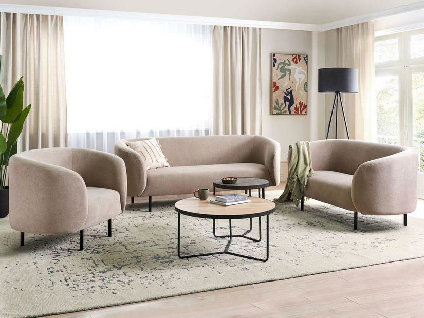 Pohovka trojsedačka Leon (béžová)