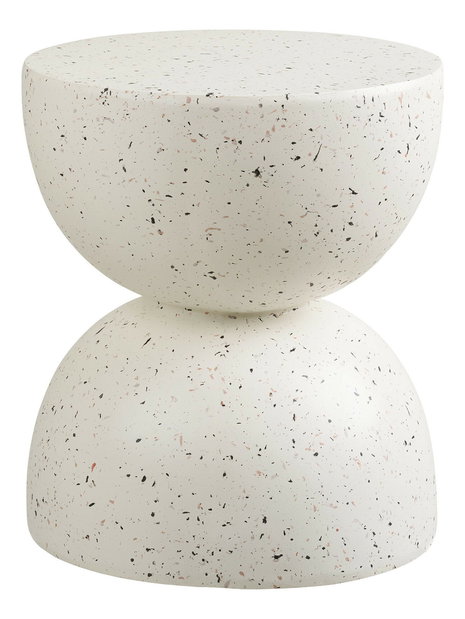 Příruční stolek Bsiselia (šedobílá)