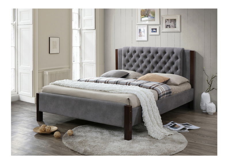 Manželská postel 160 cm Karola (s roštem)