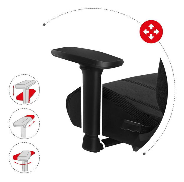 Herní křeslo Fusion 7.9 (černá)