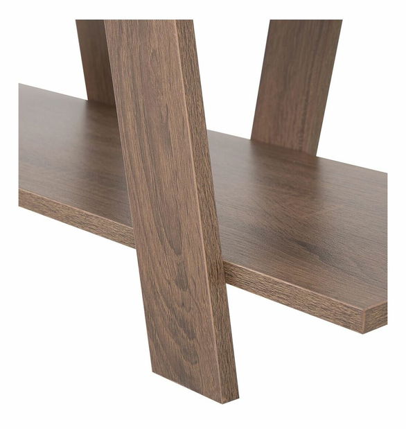 Regál Eneabba 5P (tmavé dřevo)