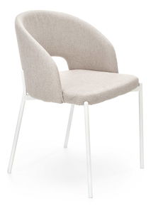 Jídelní židle Kristopher (béžová + bílá)