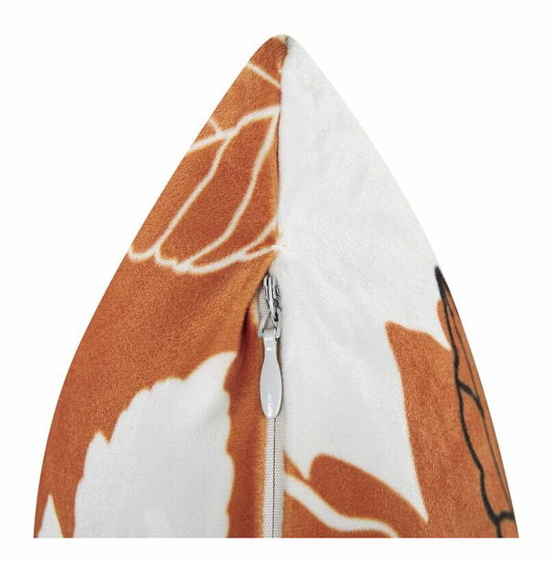 Ozdobný polštář 45 x 45 cm Point (oranžová)