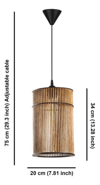 Stropní svítidlo Atriadossa 1 (old style wood)