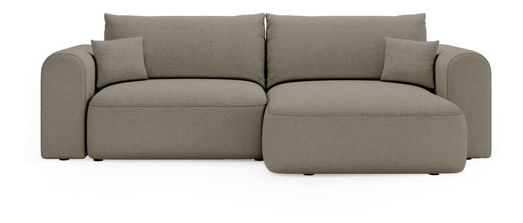 Rohová sedací souprava Sorento (tmavobéžová + černá)