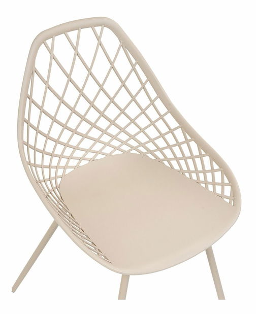 Set 2 ks jídelních židlí Canza (béžová)