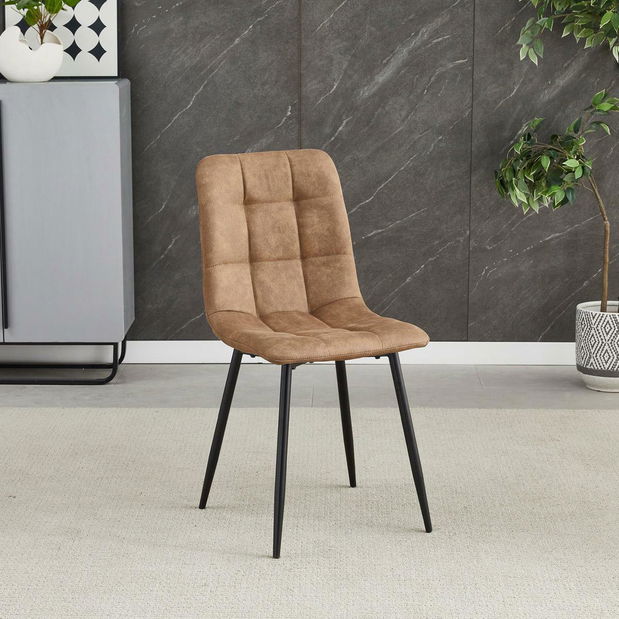 Jídelní židle Cereria (světlohnědá)