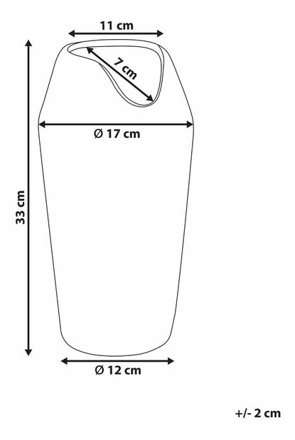 Váza Apina (bílá)