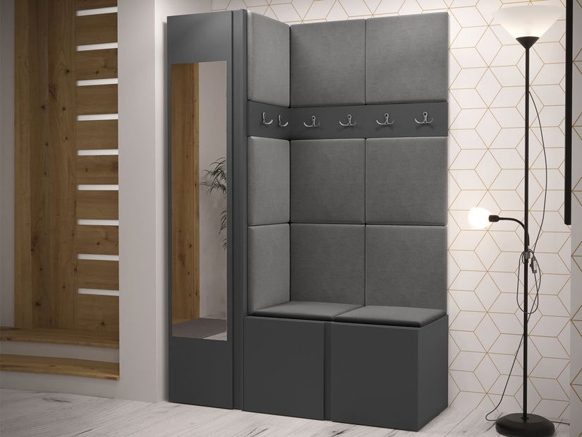 Předsíň Tovenaz X (grafit) (se zrcadlem)