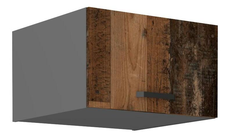 Horní kuchyňská skříňka Oldie 50 NAGU 36 1F (korpus: antracit + front: old style)