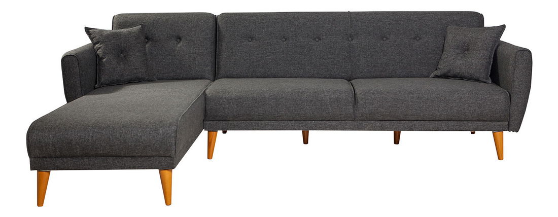 Rohová sedací souprava Alhambra (L) (antracit)