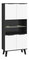 Regál Shela SVN-10 (černý + bílý lesk)
