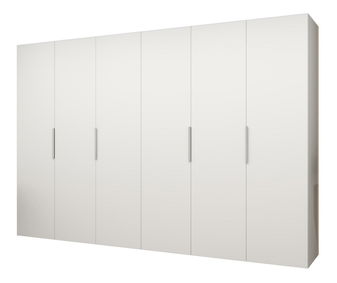 Šatní skříň 300 cm Mirabella 1 (bílá + kašmír)