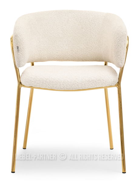 Židle Sorento (krémová + zlatá)