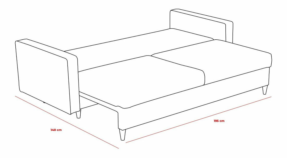 Pohovka trojsedačka Evelyn (Antracit)