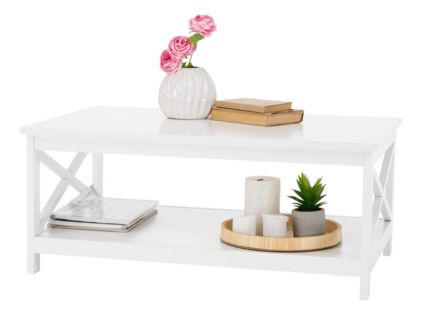 Konferenční stolek Etta (bílá)