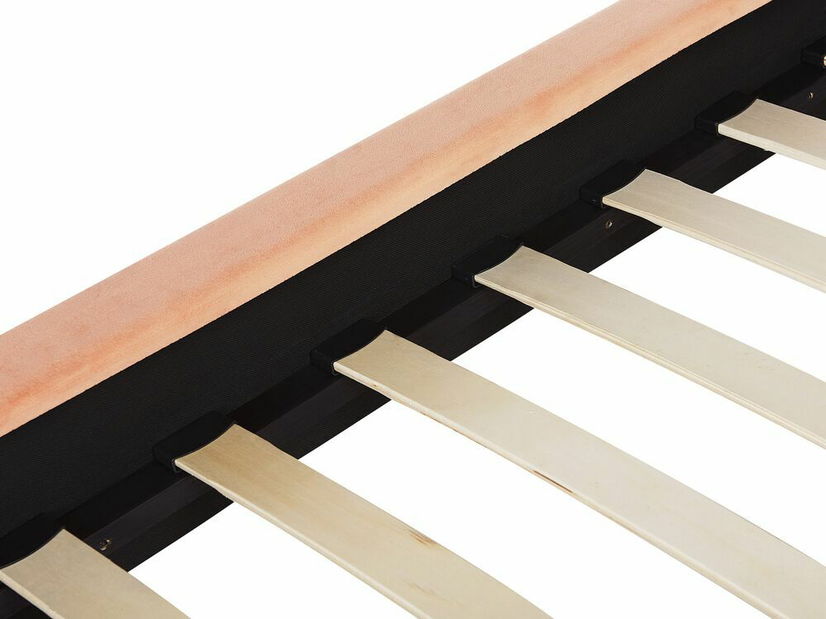 Manželská postel 160 cm MASALA (s roštem) (růžová)