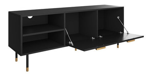 TV skříňka/stolek Tildo 2K (černá) *výprodej