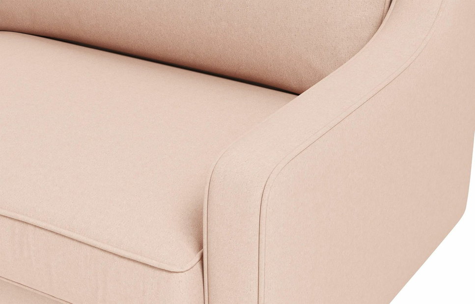 Křeslo Dělají L (lososová + ořech)