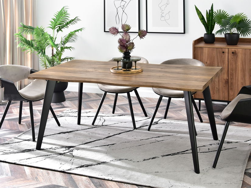 Jídelní stůl Maui (ořech + černá)