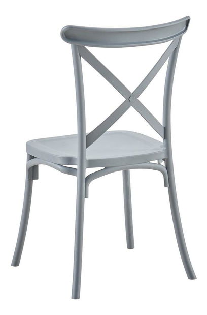 Zahradní židle Saviva (šedá)