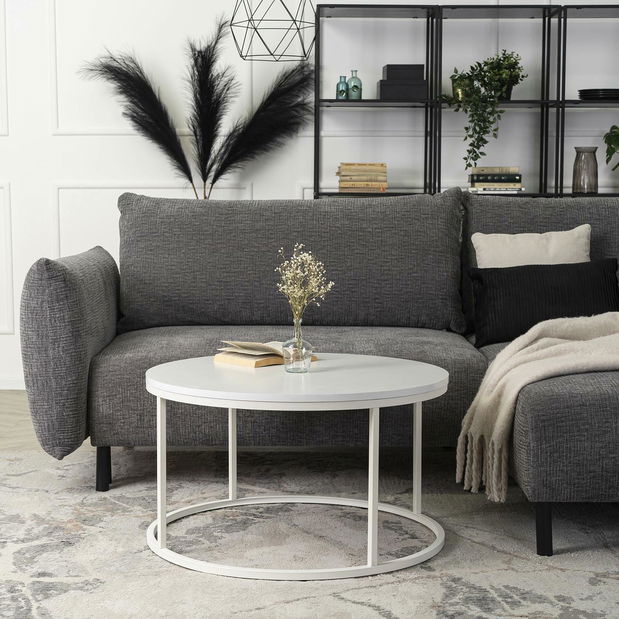 Konferenční stolek Aparentar Max (bílá)