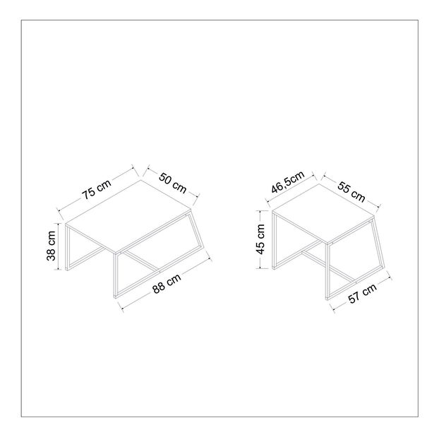Konferenční stolek Minimol (bílá)