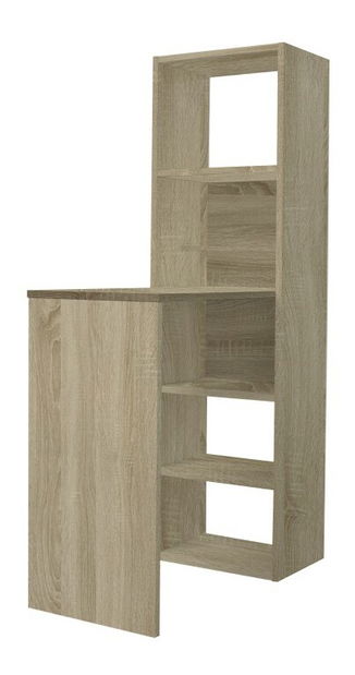 Regál s barovým pultem Aldo (dub sonoma)