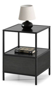 Noční stolek Subsidios (černá)
