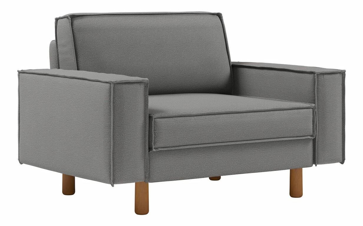 Křeslo Spary L (šedá + ořech)