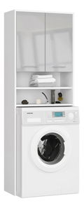Skříňka na pračku Farid TYP5 (bílá + metalický lesk)