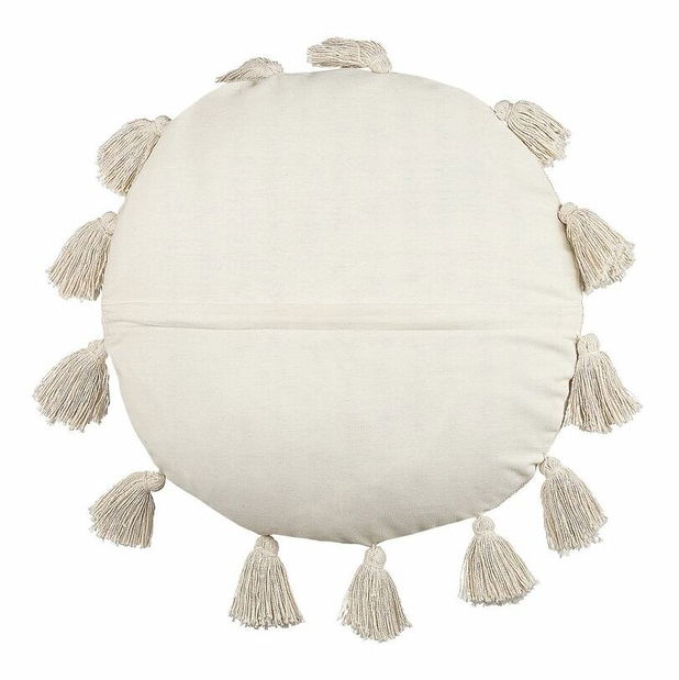 Ozdobný polštář ⌀ 45 cm Madi (béžová)