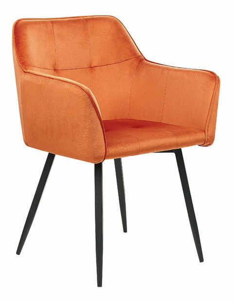 Set 2 ks jídelních židlí Jasminka (oranžová)