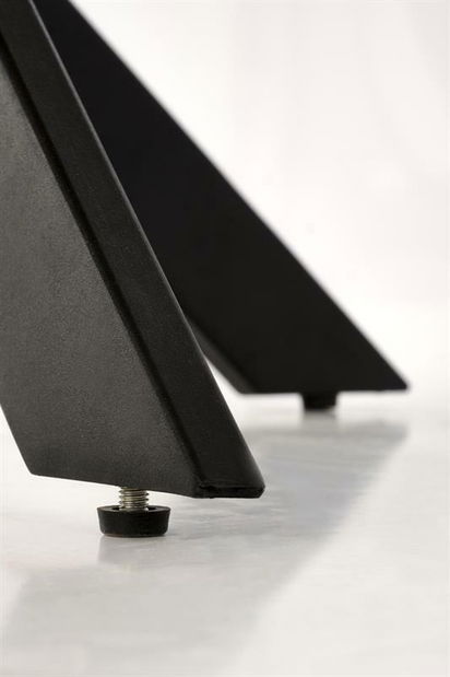 Jídelní stůl Edgaro (dub zlatý + černá) (pro 4 osoby)