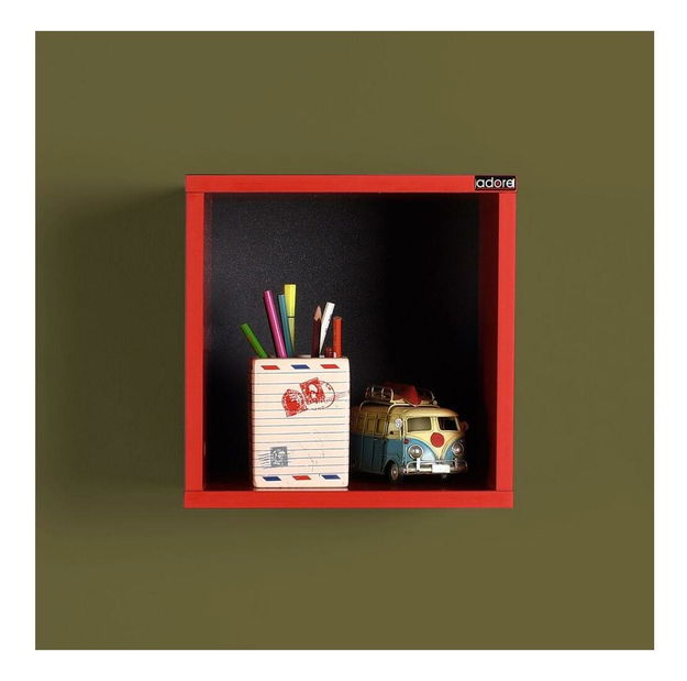 Závěsná police Riona (červená)