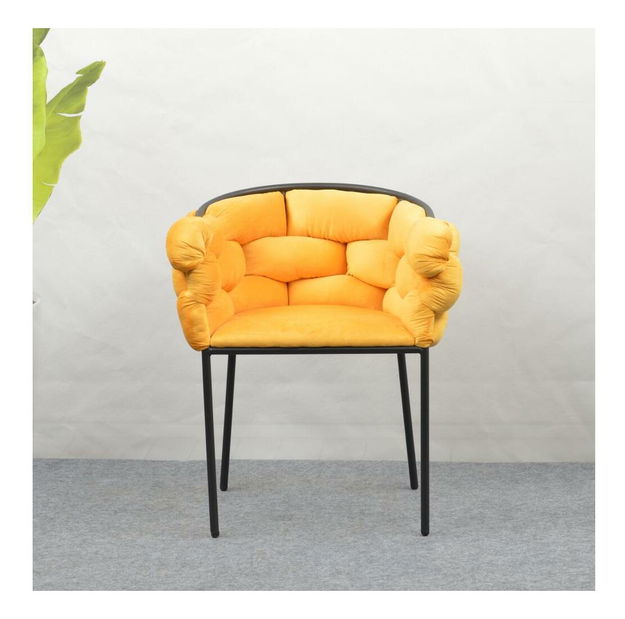 Jídelní židle Dorri (žlutá + černá)