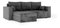 Rohová sedačka Josie (L) (tmavě šedá)