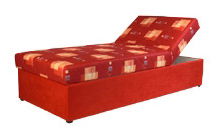 Jednolůžková postel (válenda) 90 cm Kacy (se sendvičovou matrací) (P)