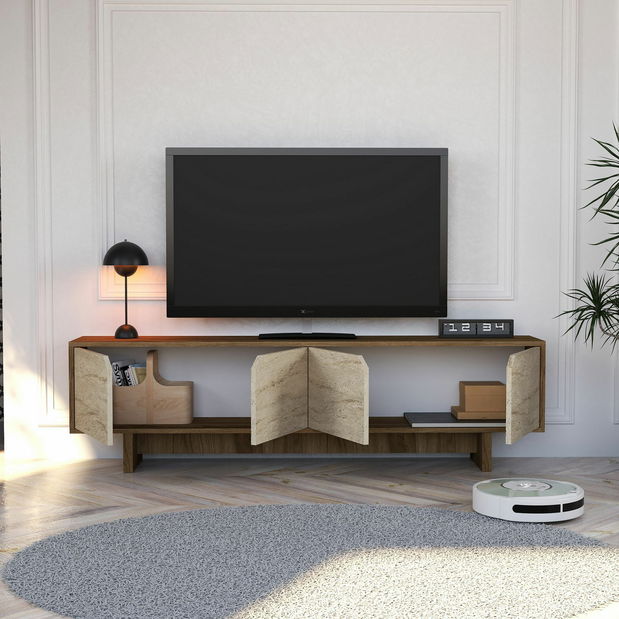 TV skříňka Doru (travertin)