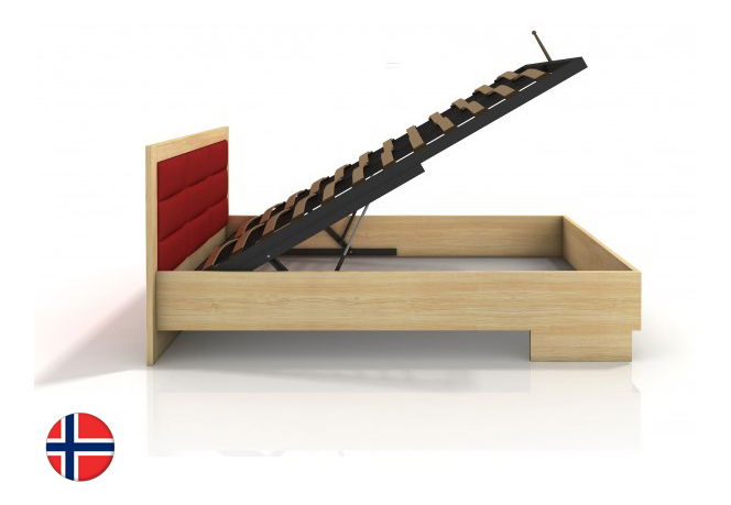 Manželská postel 180 cm Naturlig Stjernen High BC (buk)