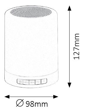 Dekorativní svítidlo Kendall 4534 (bílá) (stmívatelné) *výprodej