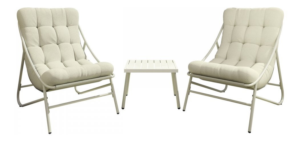 Set zahradního nábytku Smolik (antracit + béžová)