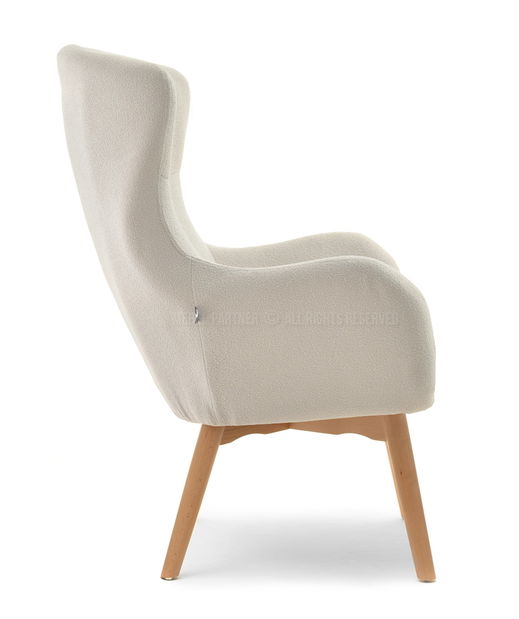 Křeslo Léto (béžová + černá)