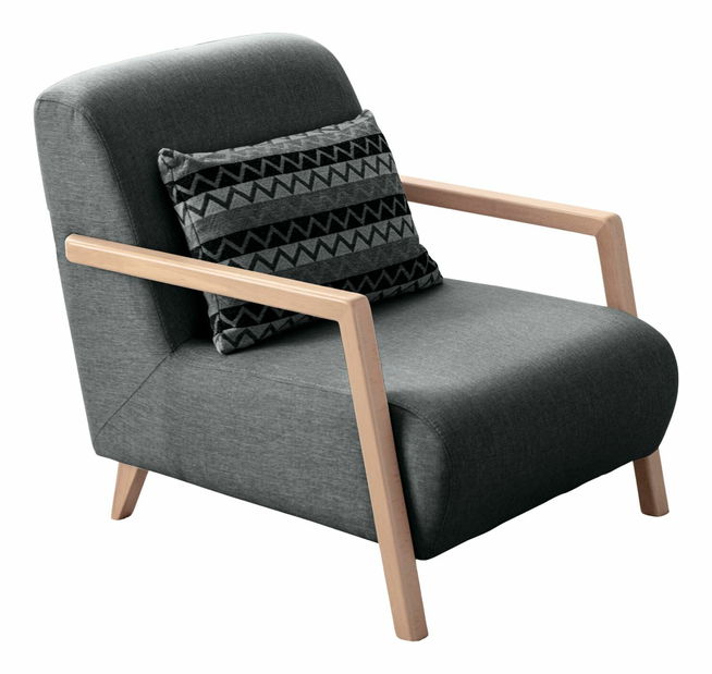 Křeslo Kraty (antracit)