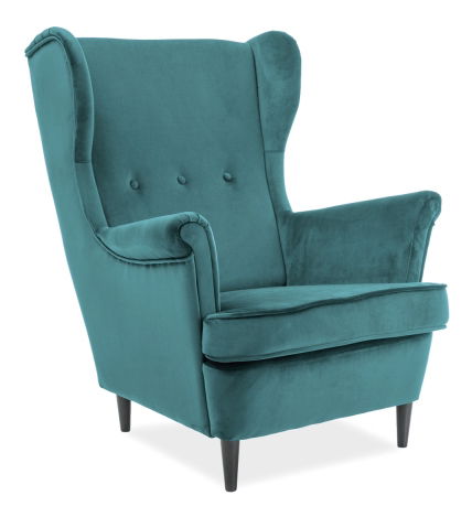 Relaxační křeslo Linn (tyrkysová)