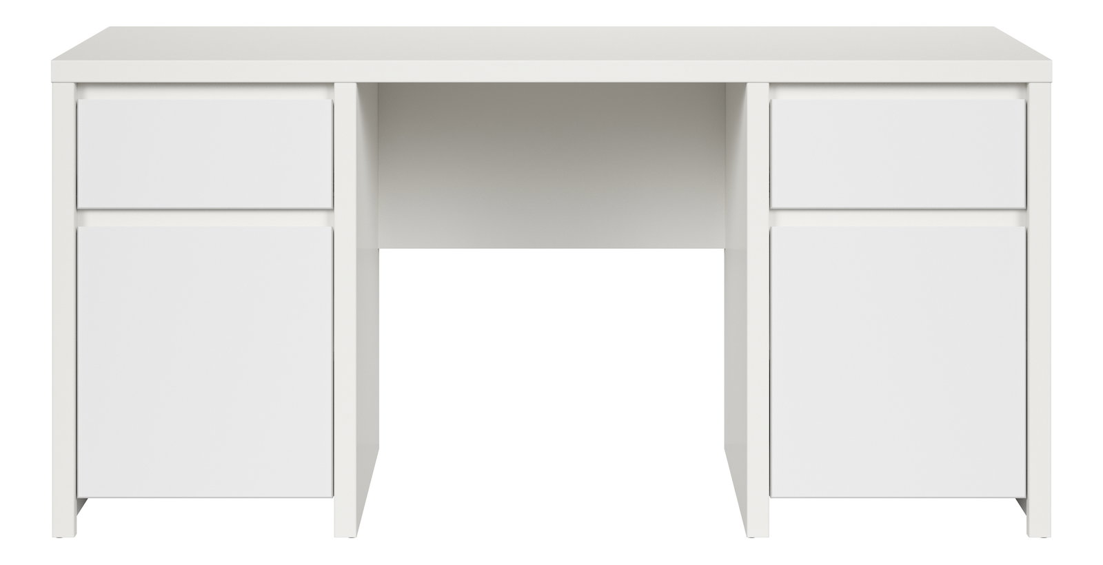 PC stolek BRW Kaspian BIU2D2S/160 (bílá)